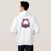 ZERO69 Neon Sakura Reaper Cyberpunk Warrior Hoodie (Achterkant volledig)