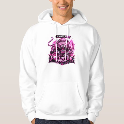 ZERO69 Predator Prime Neon Cyber Tiger Hoodie (Voorkant)