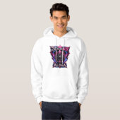 ZERO69 The Alpha Neon Wolf Hoodie (Voorkant volledig)