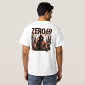 ZERO69 — Uitgestotene in Kap T-shirt (Achterkant volledig)
