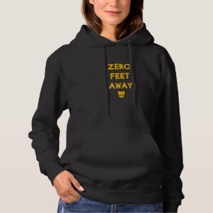 Zero 0 voet weg Funny Gay Cruising Hoodie