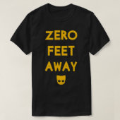 Zero 0 voet weg Funny Gay Cruising T-shirt (Design voorkant)