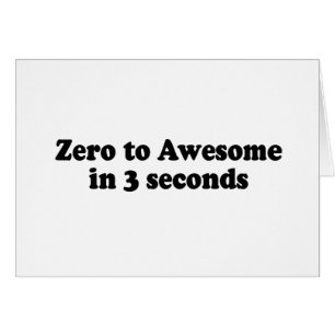 ZERO AAN GEWELDIGE IN 3 SECONDEN exemplaar