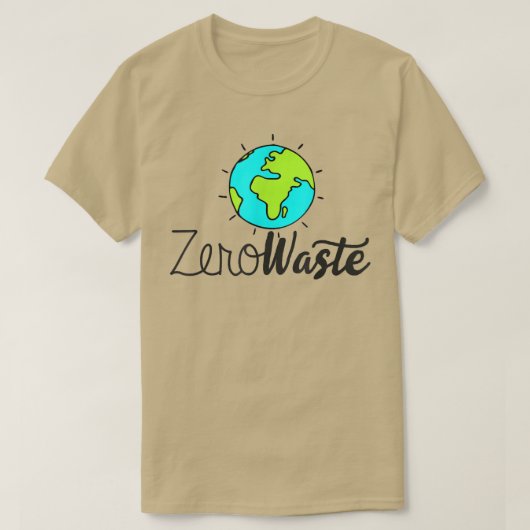 Zero Afval  T-shirt (Design voorkant)