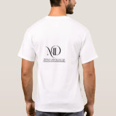 Zero Apologies – Mannen Bold Statement T-shirt#man T-shirt (Achterkant)
