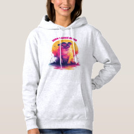 Zero Barks Given | Funny Retro Pug Women Hoodie