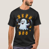 zero boo funny halloween t-shirt (Voorkant)