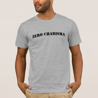 Zero Charisma (Stencil) T-shirt