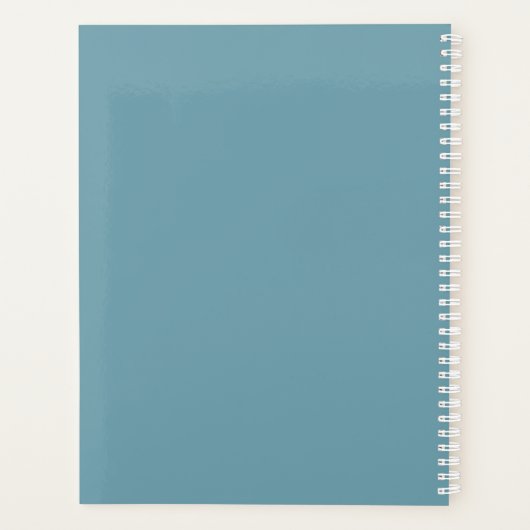 Zero Clucks Chicken op Blue Planner (Achterkant)