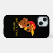 ZERO CLUCKS GEGEVEN THANKSGIVING iPhone 15 CASE (Achterkant horizontaal)