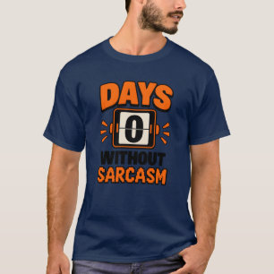 Zero Day Sarcasme Meter Scorebord T-shirt