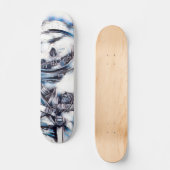 Zero Dead Man Element Custom Chrome Pro Park Board Persoonlijk Skateboard (Voorkant)