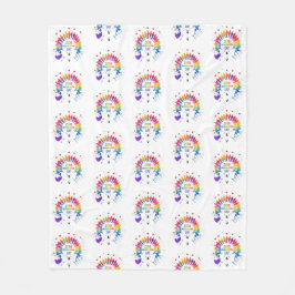 Zero Discrimination Day Fleece Deken