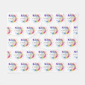 Zero Discrimination Day Fleece Deken (Voorkant (Horizontaal))