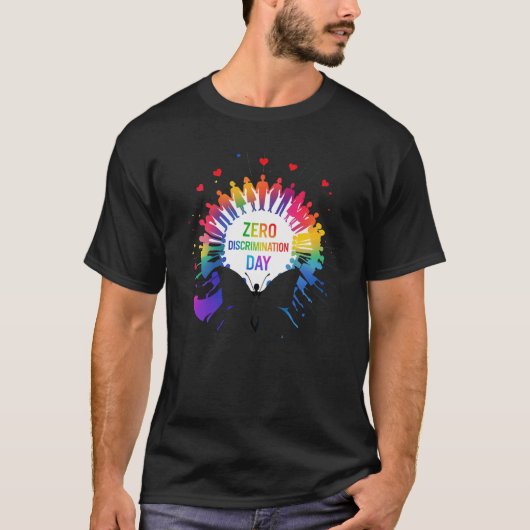 Zero Discrimination Day T-shirt (Voorkant)