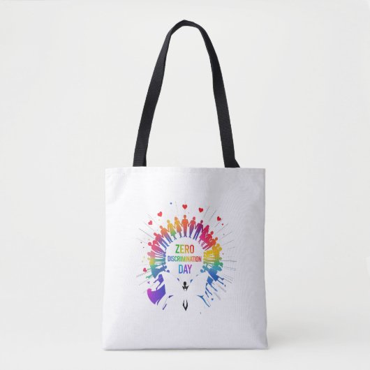 Zero Discrimination Day  Tote Bag (Voorkant)