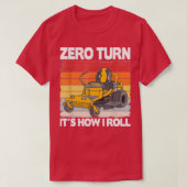 Zero draait zijn manier om landschapsontwerp te ve t-shirt (Design voorkant)