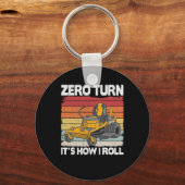 Zero draait zijn manier waarop ik Funny Gardening Sleutelhanger (Voorkant)