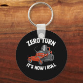 Zero draait zijn manier waarop ik Funny Gardening Sleutelhanger (Voorkant)