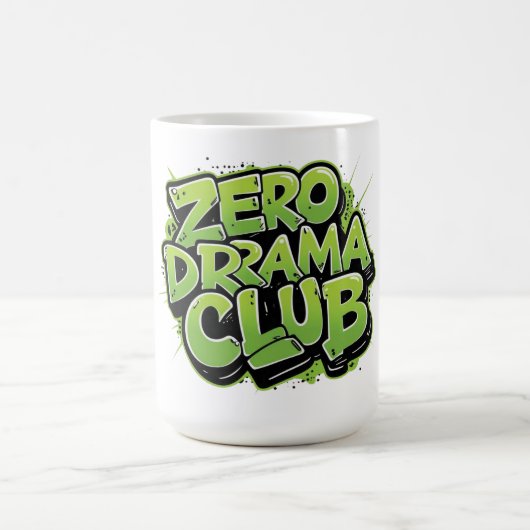 Zero Drama Club Mok - Grappig Gen Z Sarcastisch (Center)