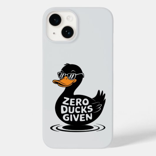 Zero Ducks Gezien - Grappig Cool Duck Design Case-Mate iPhone Case (Achterkant)
