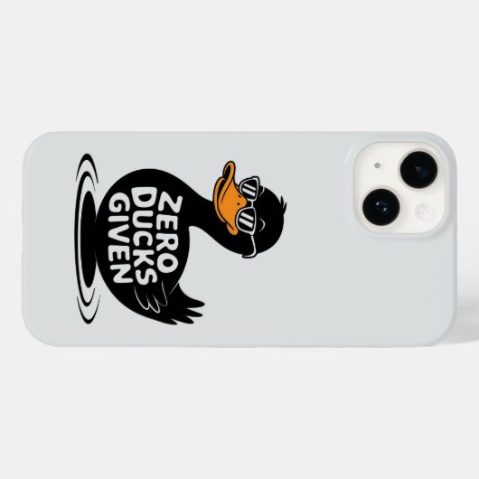 Zero Ducks Gezien - Grappig Cool Duck Design Case-Mate iPhone Case (Achterkant (horizontaal))