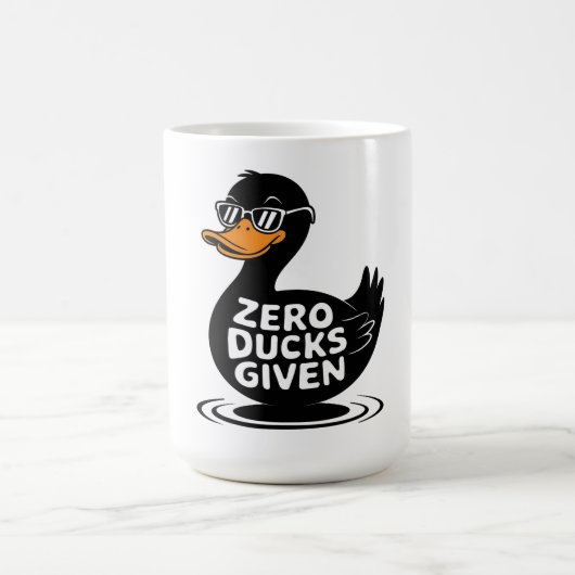 Zero Ducks Gezien - Grappig Cool Duck Design Koffiemok (Center)