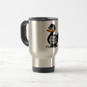 Zero Ducks Gezien - Grappig Cool Duck Design Reisbeker (Voorkant links)