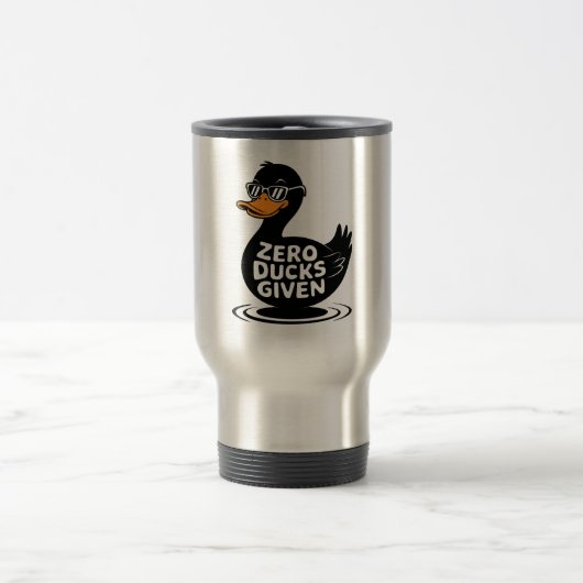 Zero Ducks Gezien - Grappig Cool Duck Design Reisbeker (Center)