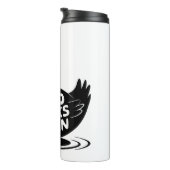 Zero Ducks Gezien - Grappig Cool Duck Design Thermosbeker (Geroteerd rechts)