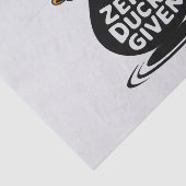 Zero Ducks Gezien - Grappig Cool Duck Design Tissuepapier (Detail)