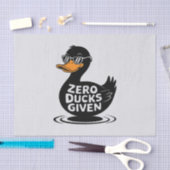 Zero Ducks Gezien - Grappig Cool Duck Design Tissuepapier (Craft)