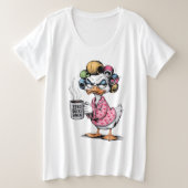Zero Ducks Given Grote Maat T-shirt (Design voorkant)