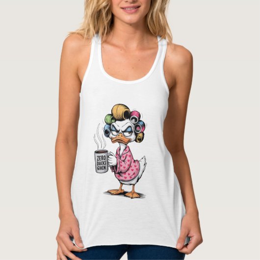 Zero Ducks Given  Tanktop (Voorkant)