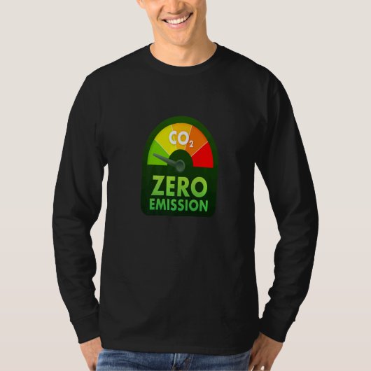 Zero Emissions Owner   Electric Car Drive The Futu T-shirt (Voorkant)
