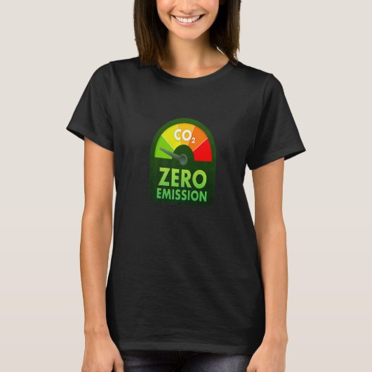 Zero Emissions Owner   Electric Car Drive The Futu T-shirt (Voorkant)