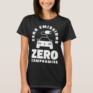 Zero Emissions Zero Compromisbatterij Elektrische T-shirt
