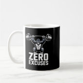 Zero Excuses Gorilla Gym Motivational Workout Koffiemok (Links)