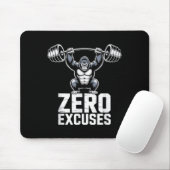 Zero Excuses Gorilla Gym Motiverende Workout Muismat (Met muis)