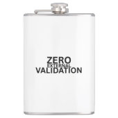 Zero Externe Validatie Modern Heupfles (Voorkant)