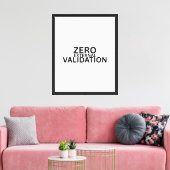 Zero Externe Validatie Professioneel Canvasprint Canvas Afdruk (Insitu (Woonkamer))