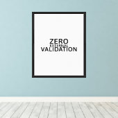 Zero Externe Validatie Professioneel Canvasprint Canvas Afdruk (Insitu (Houten vloer))