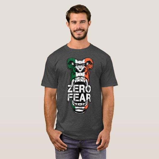 Zero Fear Irish T-shirt (Voorkant volledig)