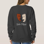 Zero Filter Sweatshirt - Vet en Echt (Achterkant)