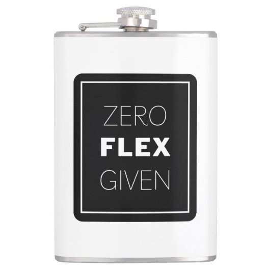 Zero Flex voor modern offerteontwerp Heupfles (Voorkant)