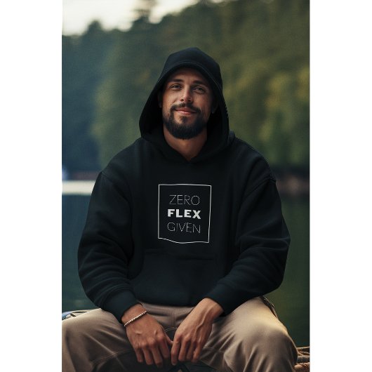 Zero Flex voor modern offerteontwerp Hoodie