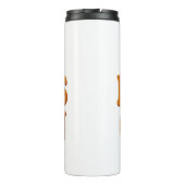 Zero Forks Given Funny Retro Travel Mug Thermosbeker (Achterkant)