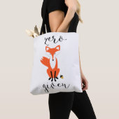 Zero Fox en Polka Dots Tote Bag (Dichtbij)