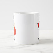 Zero Fox Gegeven Grappige Quote Koffiemok Grote Koffiekop (Voorkant)