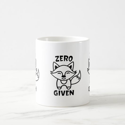 Zero Fox Gegeven Meme Mok (Center)